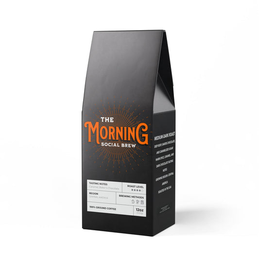 THE TCHOUP "Morning Social Brew"  Premium (Medium-Dark Roast) Coffee Blend